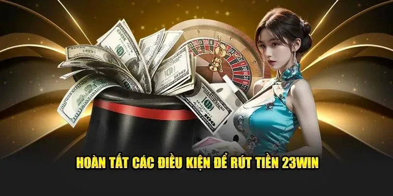 Điều kiện và quy định cần biết khi thực hiện giao dịch rút tiền tại 23WIN